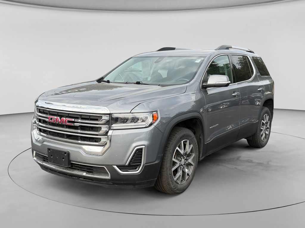 Gray (Satin Steel Metallic) 2020 GMC Acadia SUV / Crossover Front-Wheel Drive 9-Speed Automatic