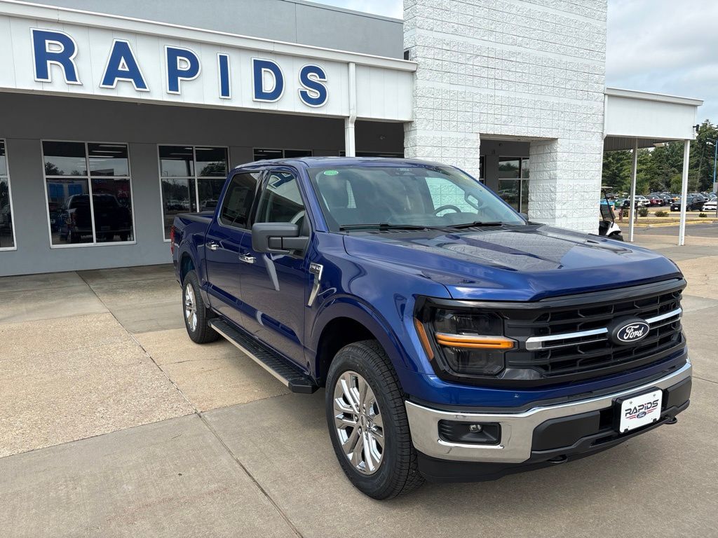 Blue Metallic 2026 Ford F-150 Pickup Truck Four-Wheel Drive Automatic