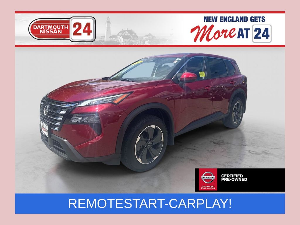 Red (Scarlet) 2024 Nissan Rogue SUV / Crossover All-Wheel Drive Continuously Variable Transmission