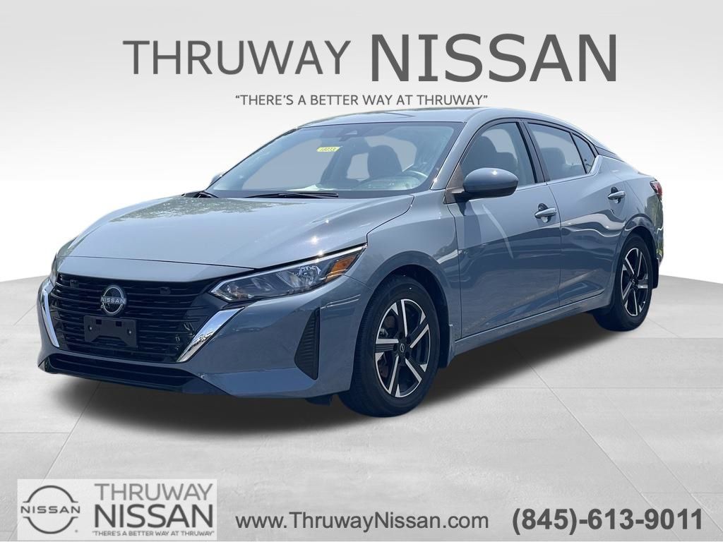 Gray Metallic 2024 Nissan Sentra Sedan Front-Wheel Drive Continuously Variable Transmission
