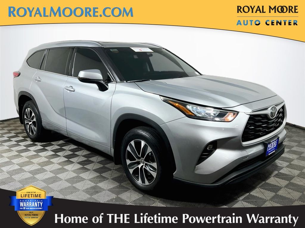 Celestial Silver Metallic 2020 Toyota Highlander SUV / Crossover All-Wheel Drive 8-Speed Automatic