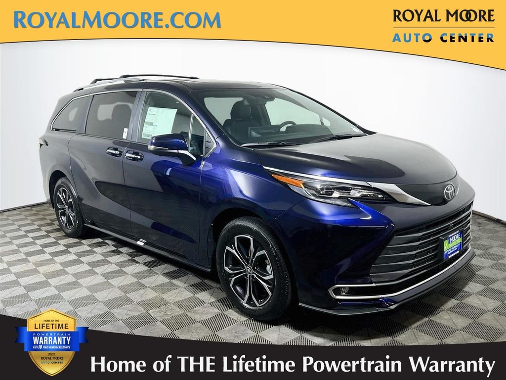 Blueprint 2026 Toyota Sienna Minivan All-Wheel Drive Continuously Variable Transmission