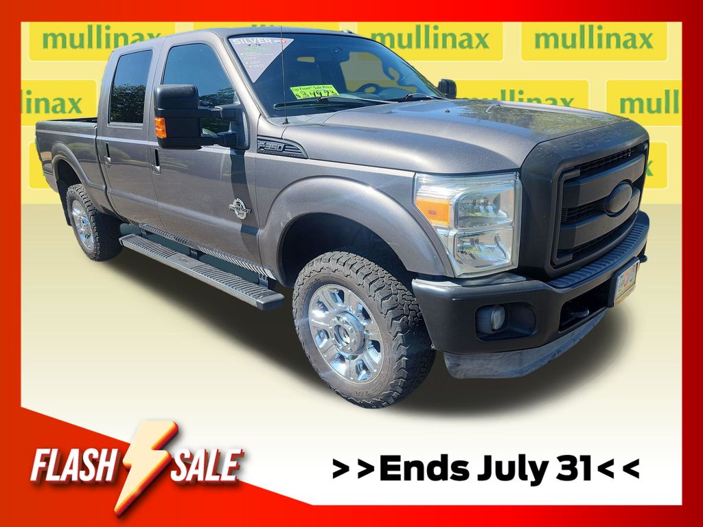 Sterling Gray Metallic 2014 Ford F-350 Super Duty Pickup Truck Four-Wheel Drive 6-Speed Automatic Overdrive