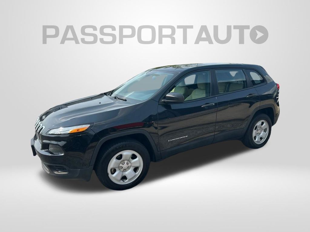 Brilliant Black Crystal Pearlcoat 2016 Jeep Cherokee SUV / Crossover Four-Wheel Drive Automatic