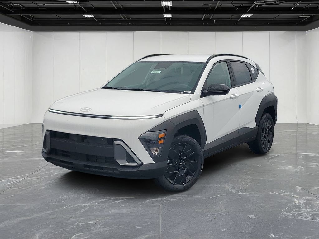 Atlas White 2026 Hyundai Kona SUV / Crossover All-Wheel Drive Continuously Variable Transmission