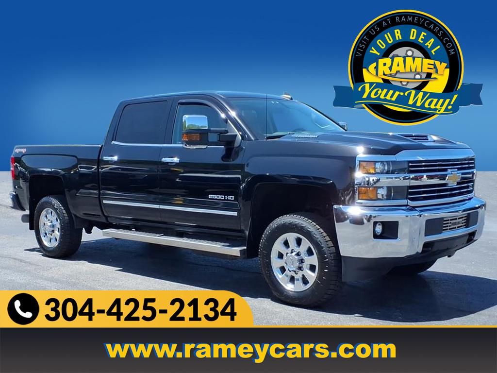 Black 2017 Chevrolet Silverado 2500HD Pickup Truck Four-Wheel Drive 6-Speed Automatic
