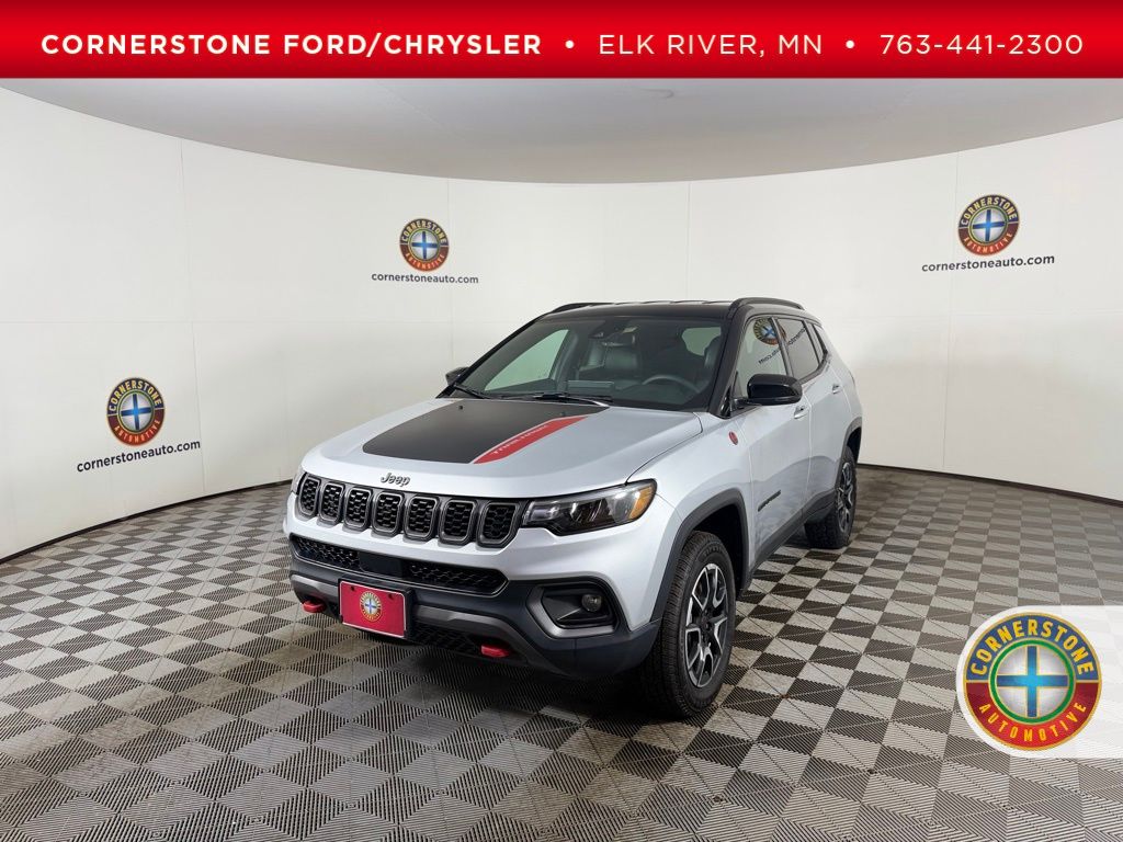 Silver Zynith Metallic Clearcoat 2025 Jeep Compass SUV / Crossover Four-Wheel Drive 8-Speed Automatic