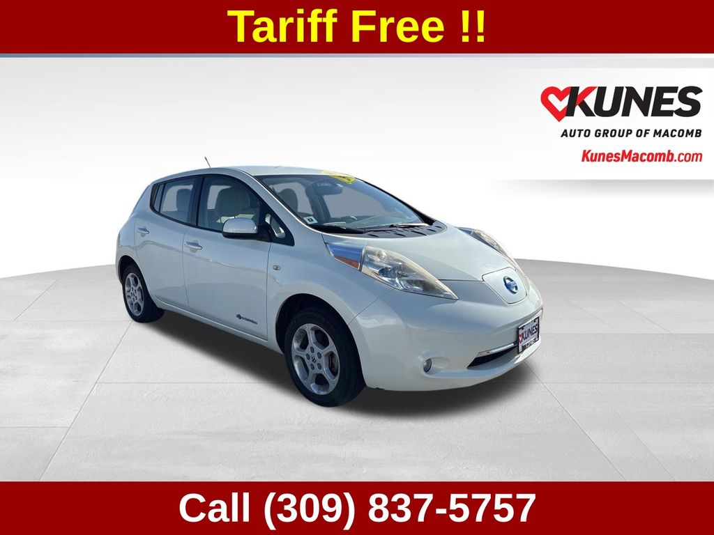 Glacier Pearl 2011 Nissan LEAF SL Hatchback Front-Wheel Drive Automatic