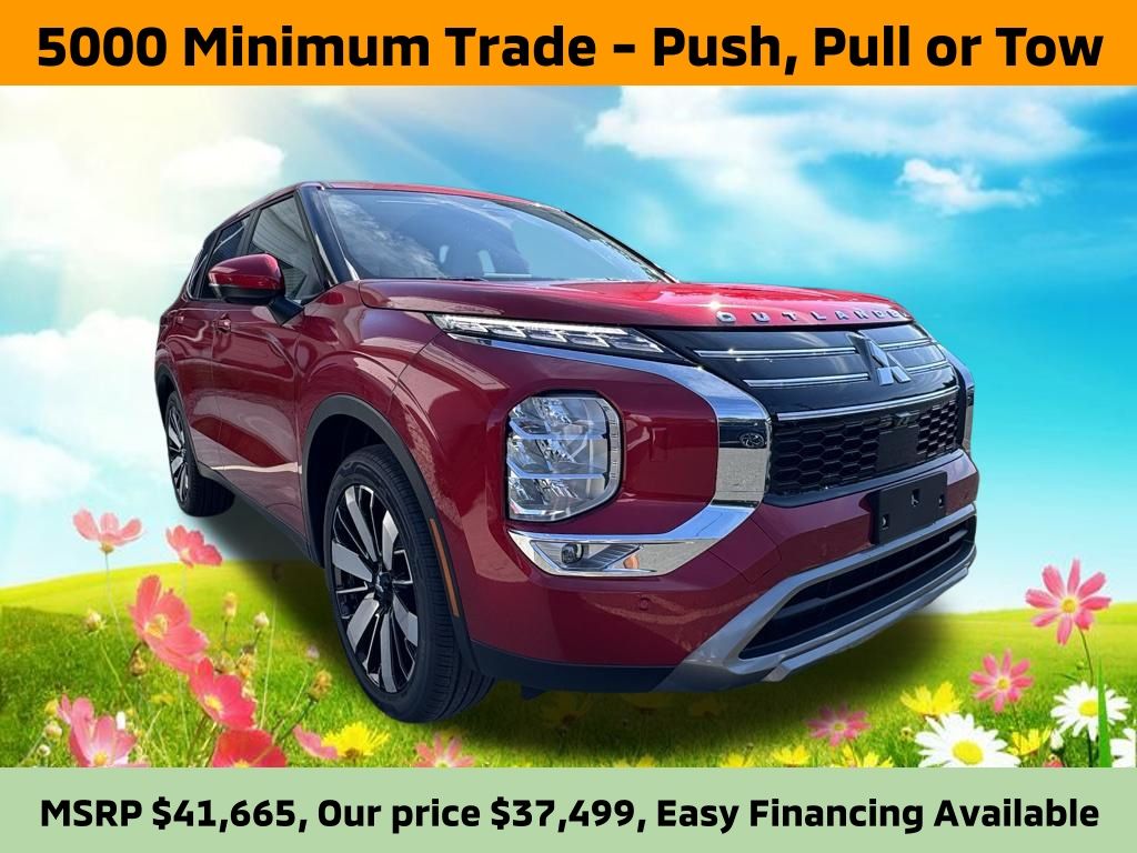 Red Diamond 2025 Mitsubishi Outlander SE FWD SUV / Crossover Front-Wheel Drive Continuously Variable Transmission