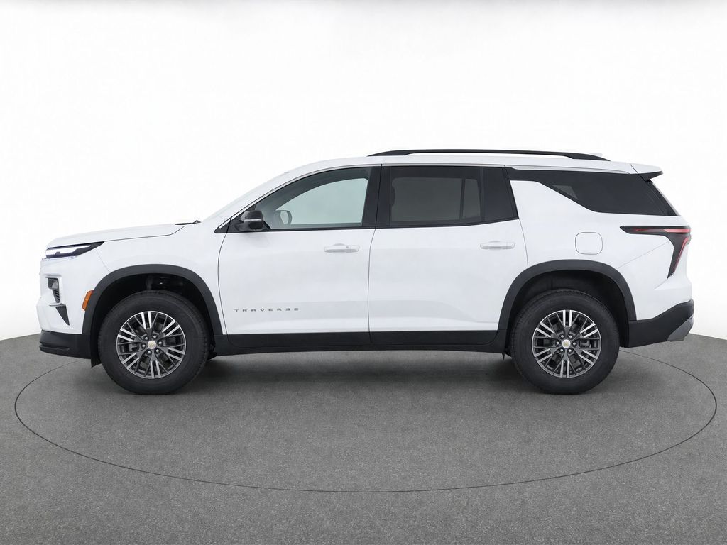 2024 Chevrolet Traverse LT White at Klick Lewis Buick Chevrolet