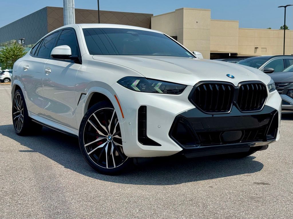 Mineral White Metallic 2026 BMW X6 SUV / Crossover All-Wheel Drive 8-Speed Automatic