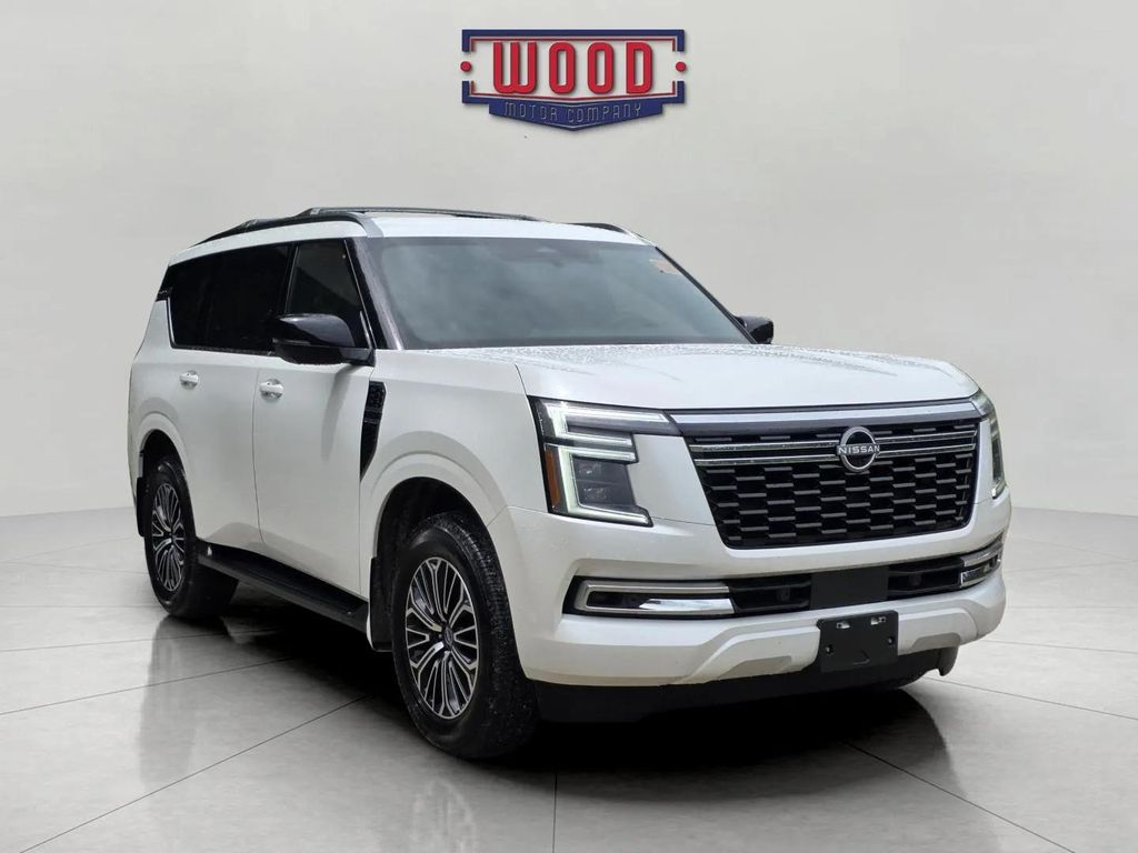 Aspen White Tricoat 2026 Nissan Armada SL 4WD SUV / Crossover Four-Wheel Drive 9-Speed Automatic