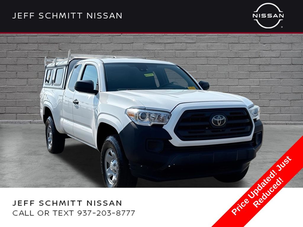 Super White 2019 Toyota Tacoma Pickup Truck 4X2 6-Speed Automatic