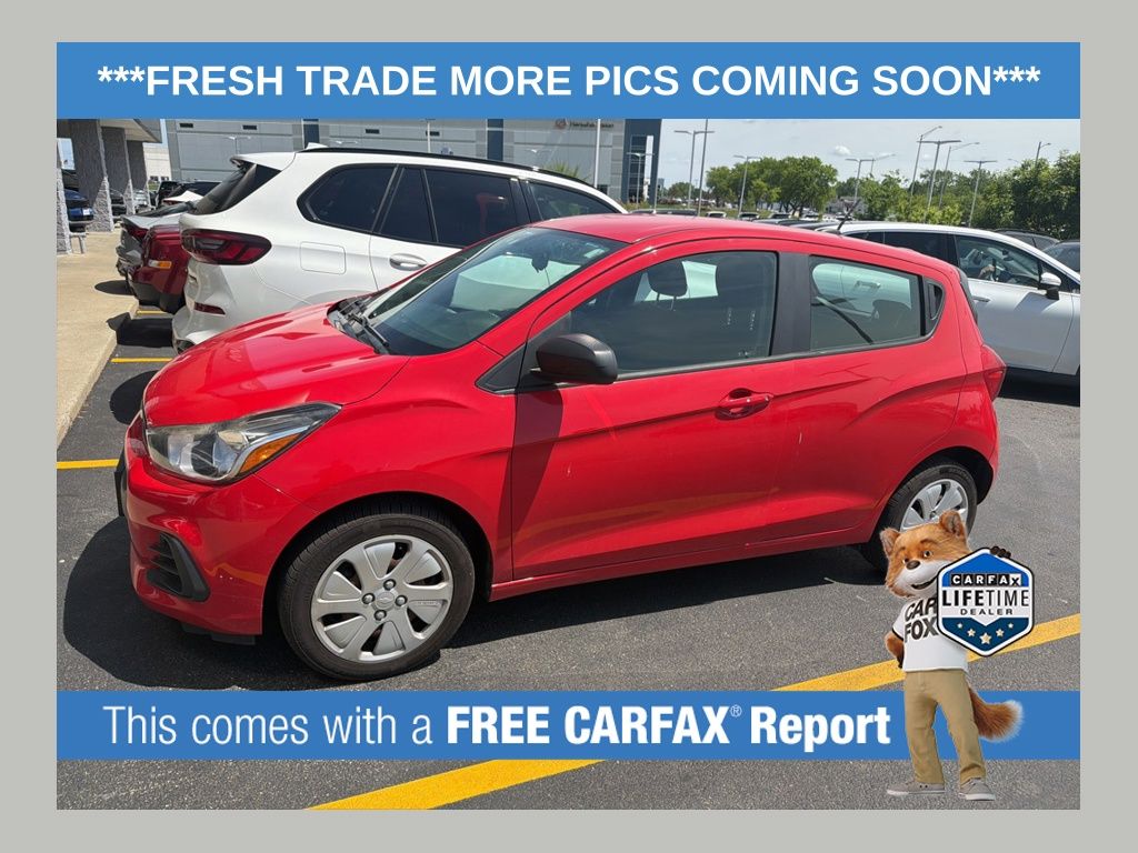Red Hot 2017 Chevrolet Spark LS FWD Hatchback Front-Wheel Drive 5-Speed Manual