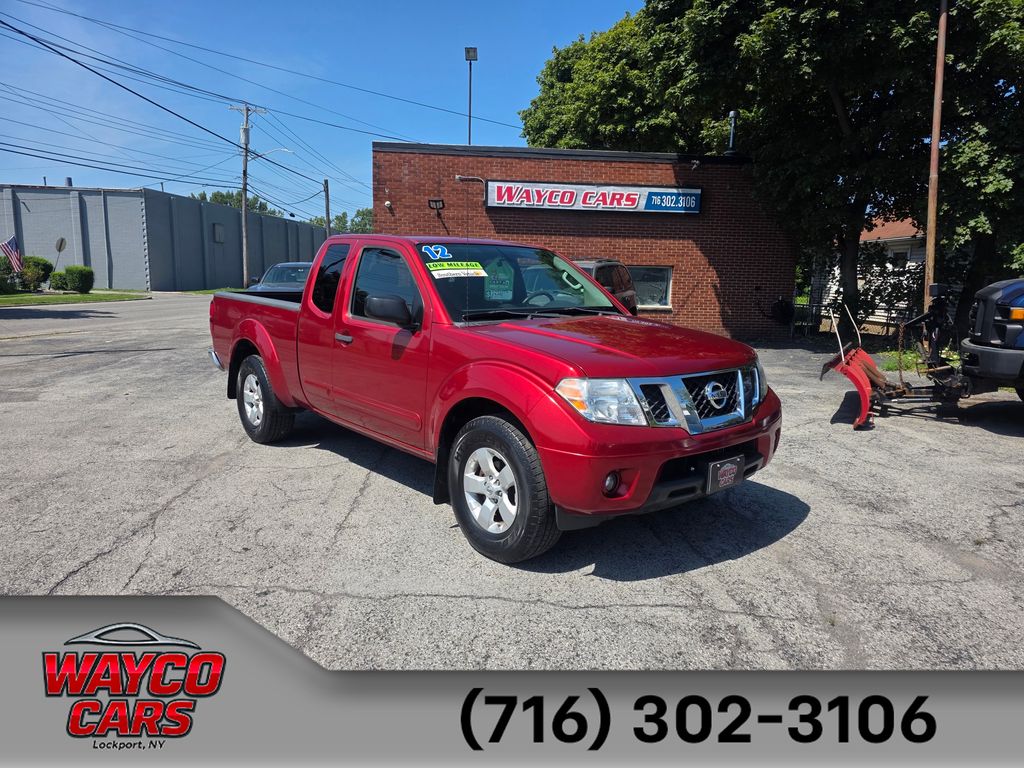Lava Red 2012 Nissan Frontier Pickup Truck 4X2 5-Speed Manual Overdrive