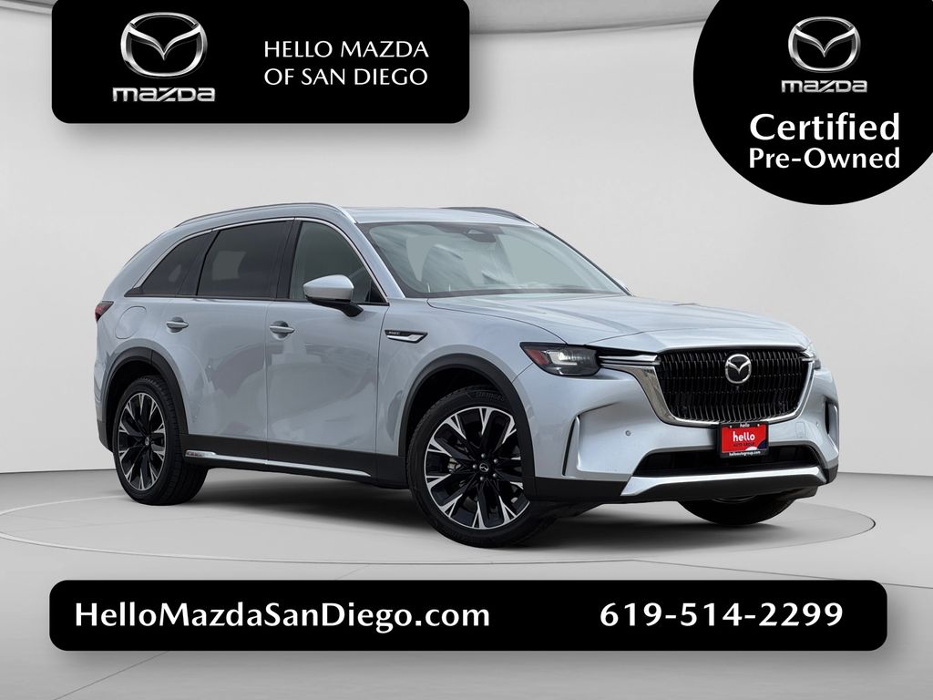 Sonic Silver 2024 Mazda CX-90 SUV / Crossover All-Wheel Drive 8-Speed Automatic