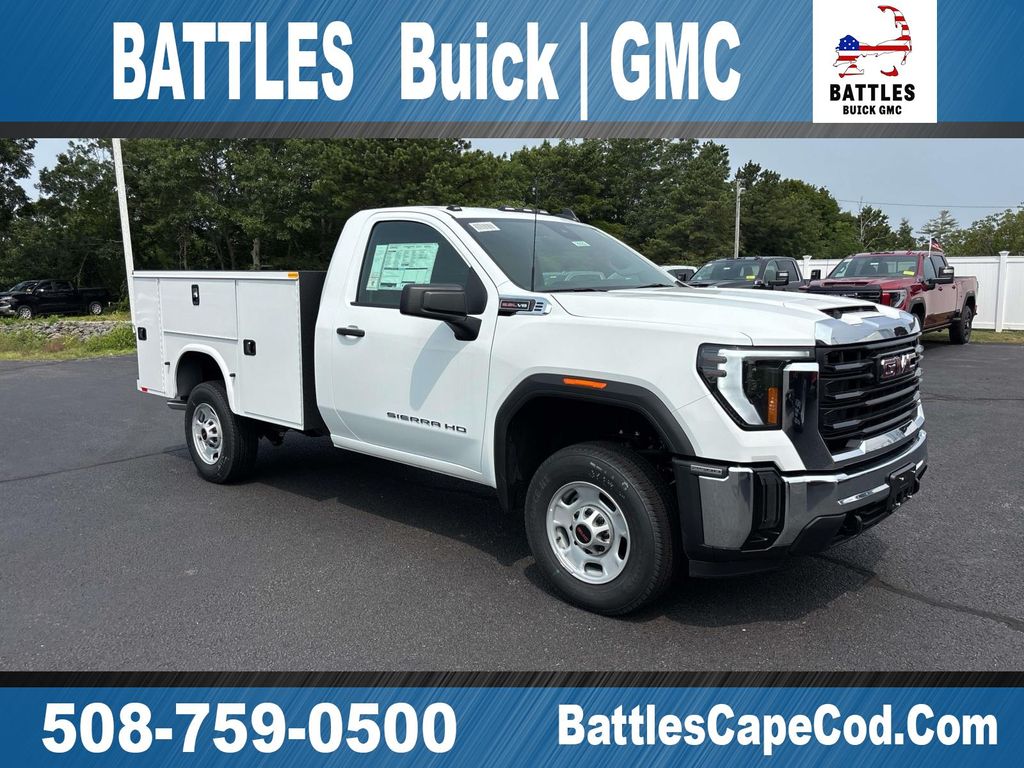 Summit White 2026 GMC Sierra 2500HD Pickup Truck Four-Wheel Drive Automatic