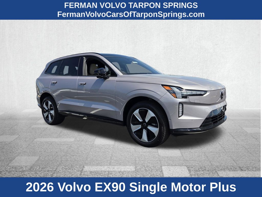 Aurora Silver 2026 Volvo EX90 SUV / Crossover Rear-Wheel Drive 1-Speed Automatic