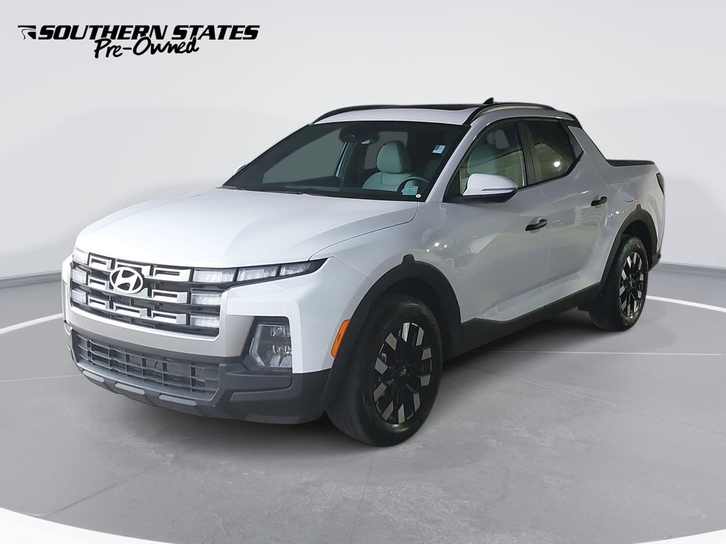 Atlas White 2025 Hyundai Santa Cruz SEL Activity FWD Pickup Truck Front-Wheel Drive 8-Speed Automatic