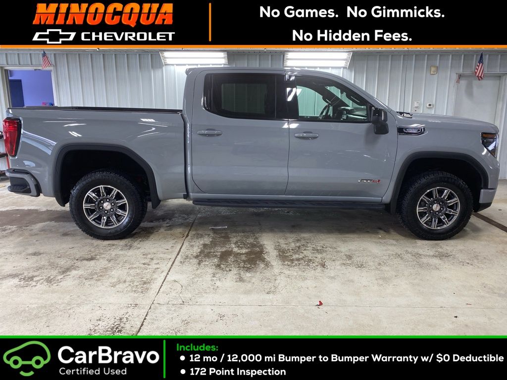 Thunderstorm Gray 2024 GMC Sierra 1500 Pickup Truck Four-Wheel Drive Automatic