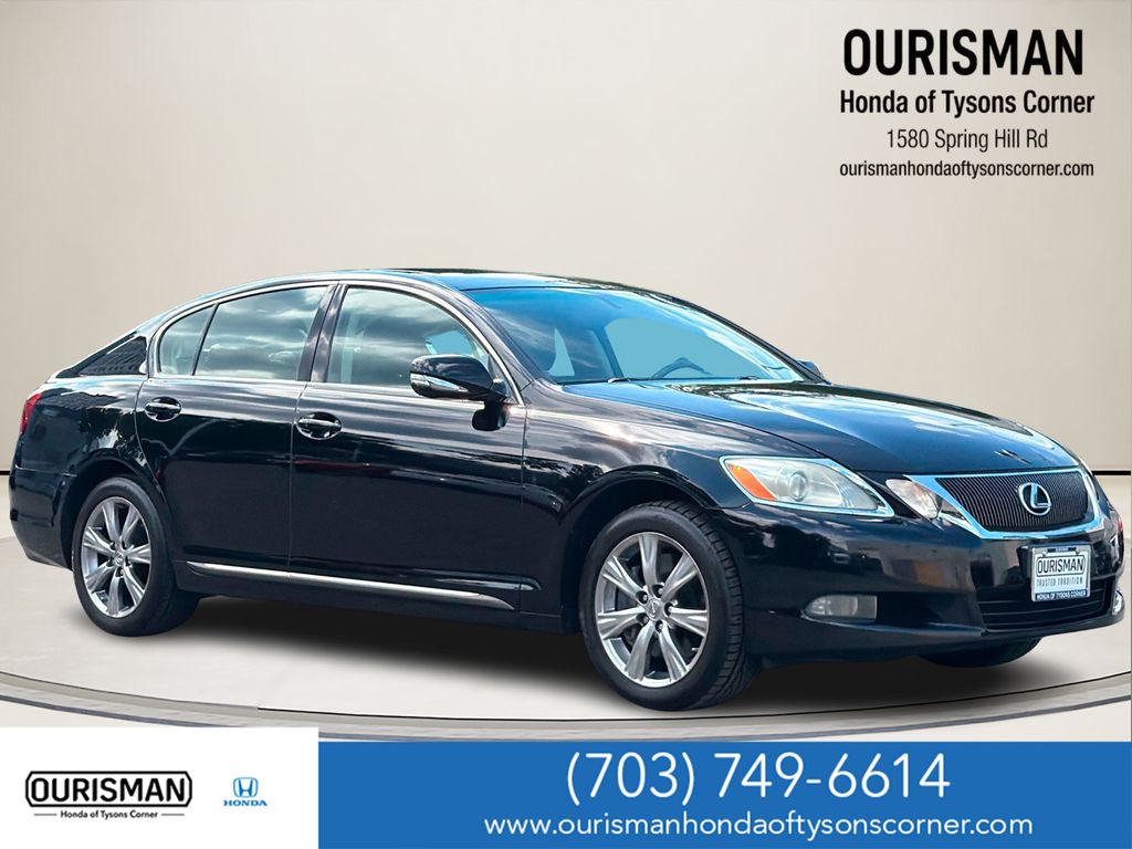 Black (Obsidian) 2011 Lexus GS Sedan All-Wheel Drive 6-Speed Automatic