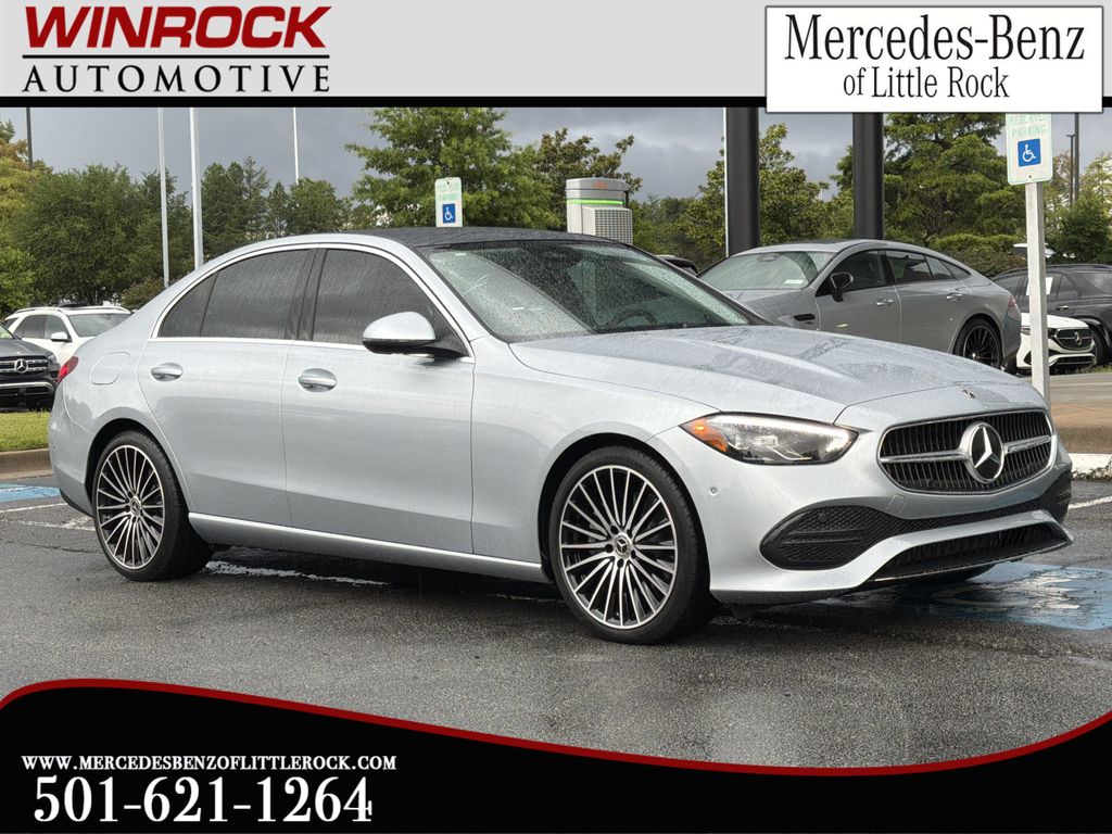 Cirrus Silver Metallic 2026 Mercedes-Benz C-Class Sedan All-Wheel Drive 9-Speed Automatic