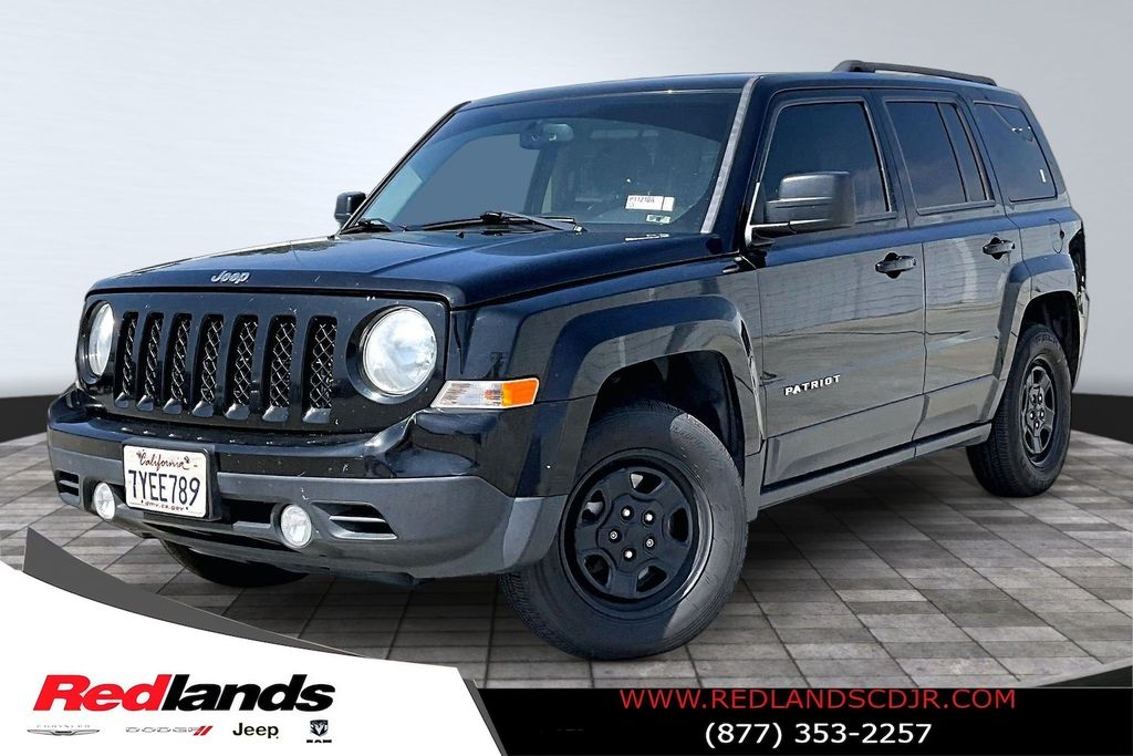 Black Clearcoat 2017 Jeep Patriot Sport FWD SUV / Crossover Front-Wheel Drive 6-Speed Automatic