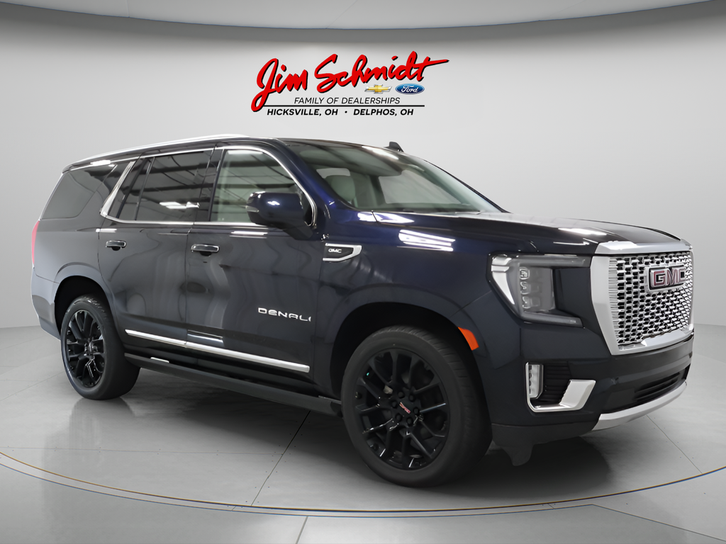 Midnight Blue Metallic 2023 GMC Yukon SUV / Crossover Four-Wheel Drive