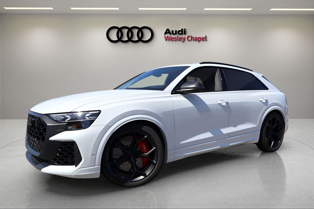 Glacier White Metallic 2026 Audi RS Q8 SUV / Crossover All-Wheel Drive 8-Speed Automatic