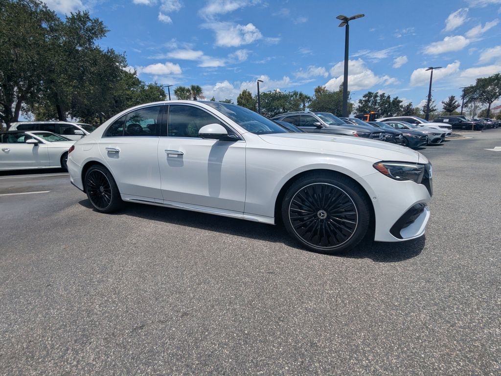 MANUFAKTUR Moonlight White Metallic 2026 Mercedes-Benz E-Class Sedan All-Wheel Drive 9-Speed Automatic