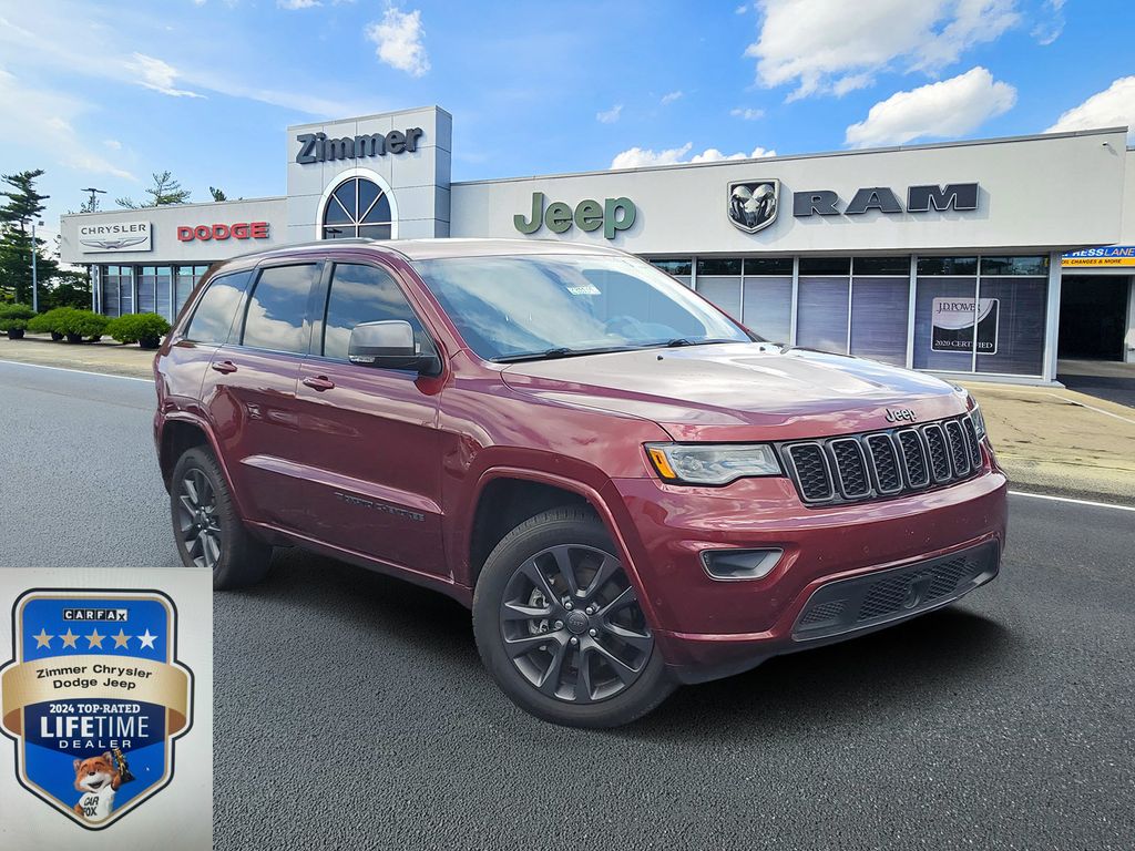 Velvet Red Pearlcoat 2021 Jeep Grand Cherokee SUV / Crossover Four-Wheel Drive 8-Speed Automatic