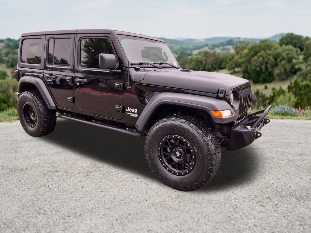 Black Clearcoat 2018 Jeep Wrangler Unlimited Sport S 4WD SUV / Crossover Four-Wheel Drive 6-Speed Manual