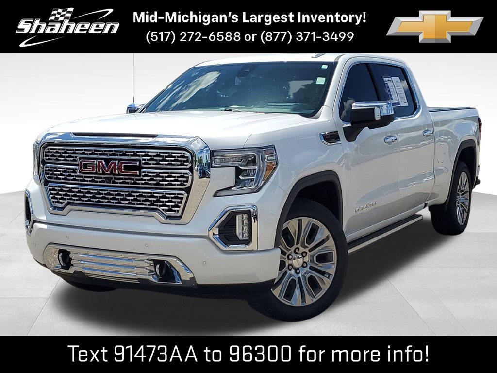 White Frost Tricoat 2020 GMC Sierra 1500 Pickup Truck Four-Wheel Drive Automatic