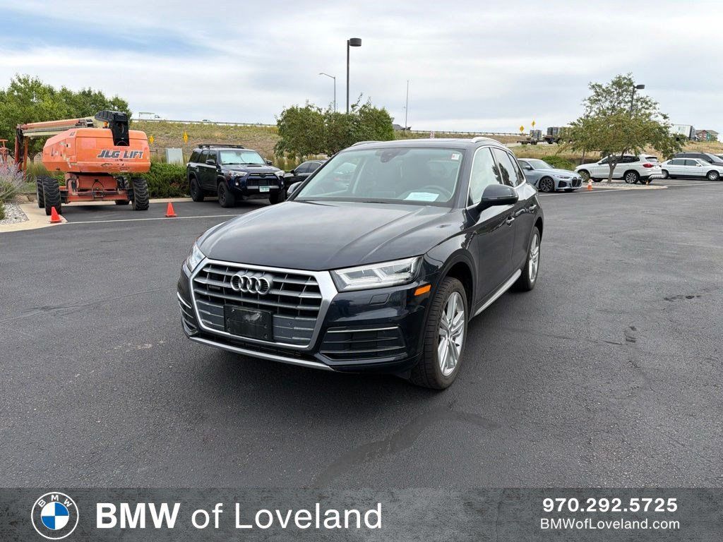 Moonlight Blue Metallic 2019 Audi Q5 SUV / Crossover All-Wheel Drive 7-Speed Automatic