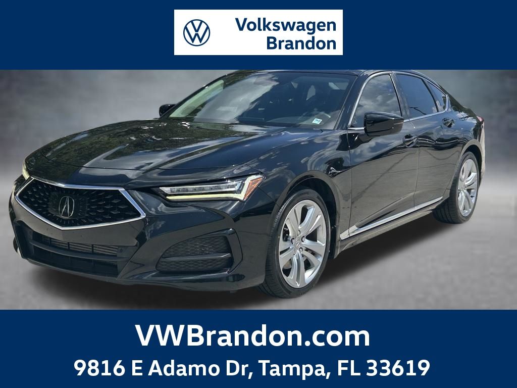 Majestic Black Pearl 2021 Acura TLX Sedan All-Wheel Drive Automatic