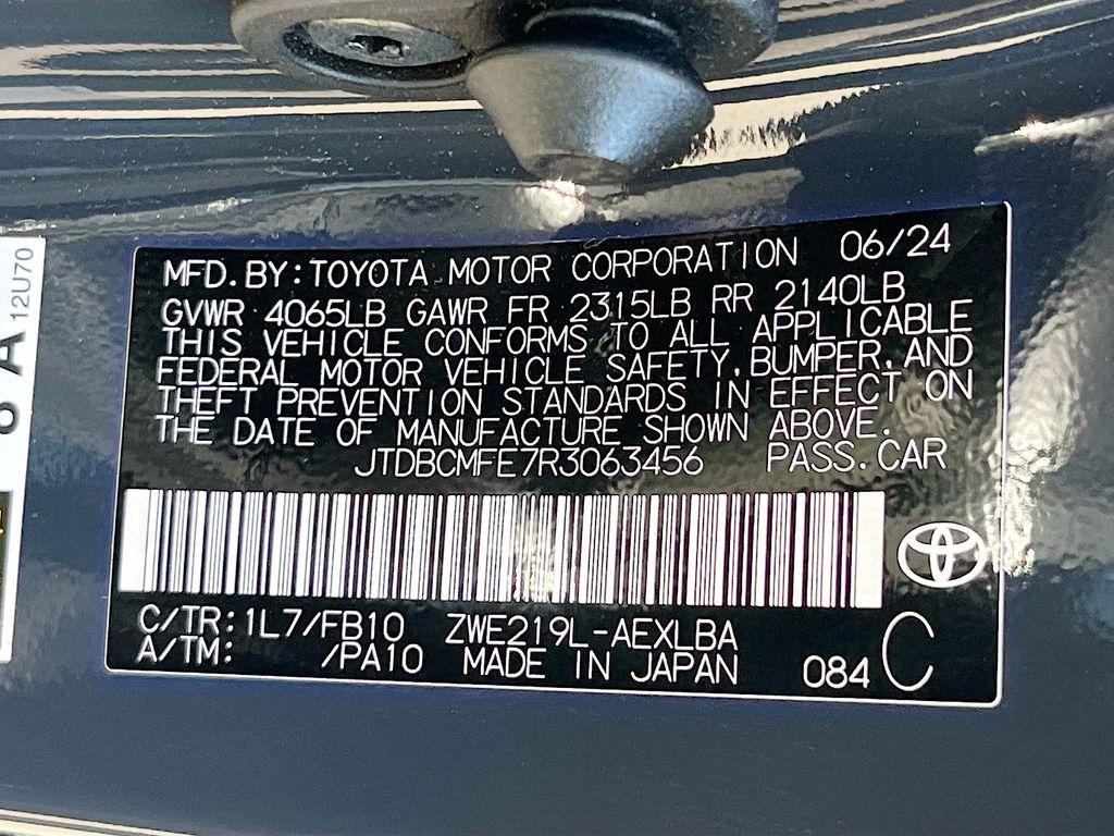 Used 2024 Gray Toyota LE image 29