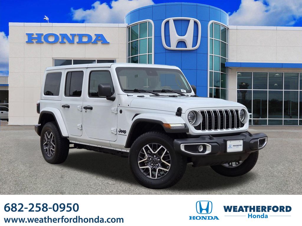 Bright White Clearcoat 2025 Jeep Wrangler SUV / Crossover Four-Wheel Drive 8-Speed Automatic