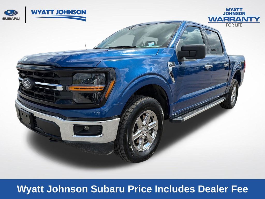 Blue Metallic 2025 Ford F-150 Pickup Truck Four-Wheel Drive Automatic