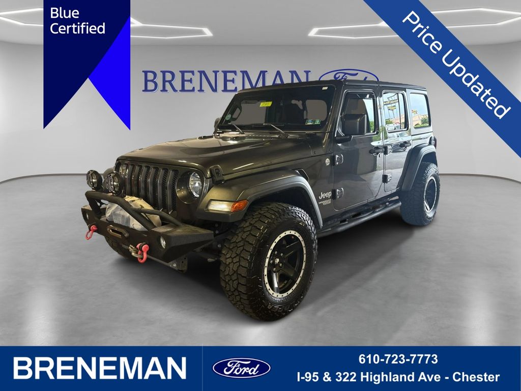 Gray (Granite Crystal Metallic Clearcoat) 2019 Jeep Wrangler SUV / Crossover Four-Wheel Drive 8-Speed Automatic