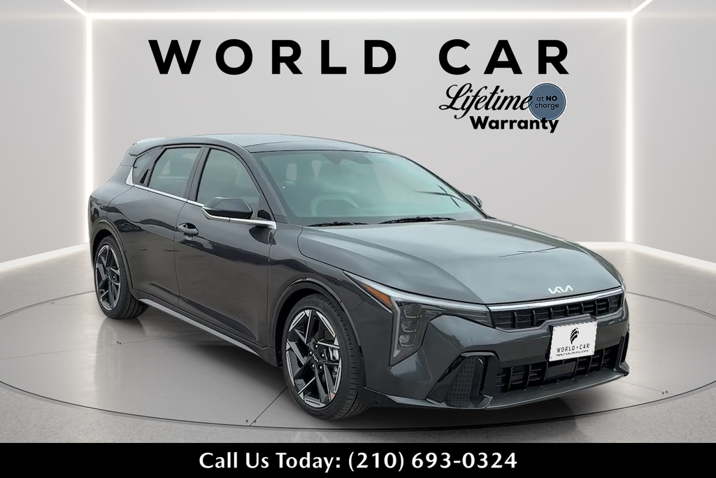 Interstellar Gray 2026 Kia K4 GT-Line FWD Sedan Front-Wheel Drive Continuously Variable Transmission