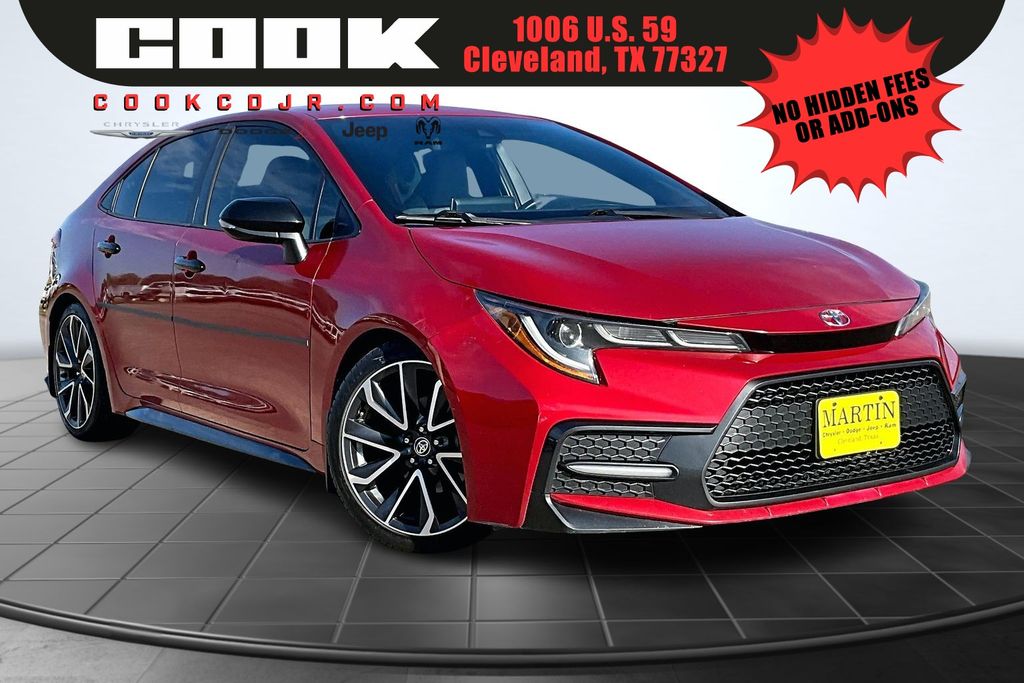 2021 Toyota Corolla SE Red at Emmons Autoplex