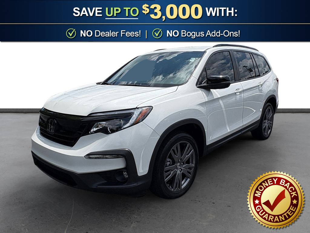 White 2022 Honda Pilot Sport AWD SUV / Crossover All-Wheel Drive 9-Speed Automatic