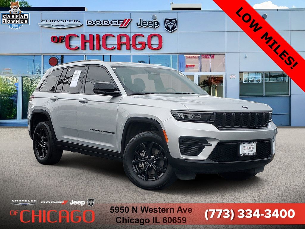 Silver Zynith 2024 Jeep Grand Cherokee SUV / Crossover Four-Wheel Drive 8-Speed Automatic