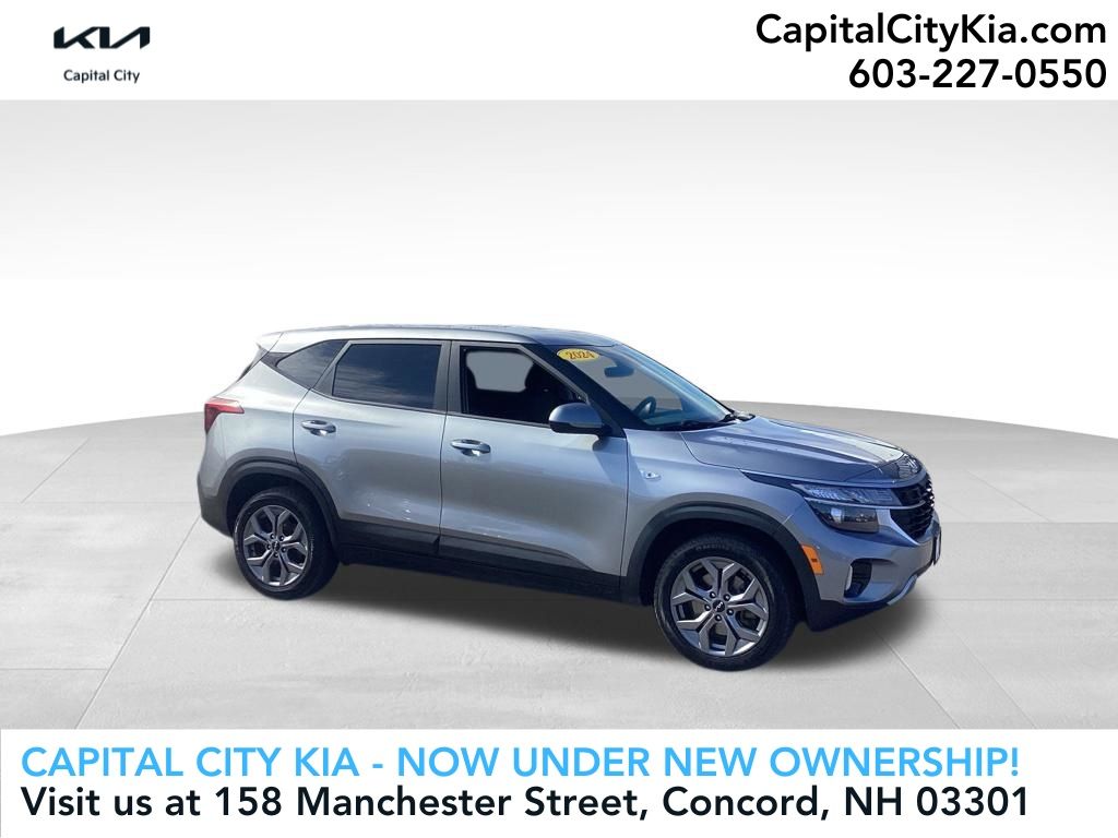 Steel Gray 2024 Kia Seltos SUV / Crossover All-Wheel Drive Continuously Variable Transmission