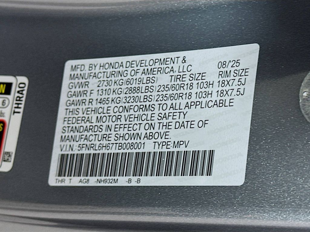 Thumbnail: 2026 Honda Odyssey - 23