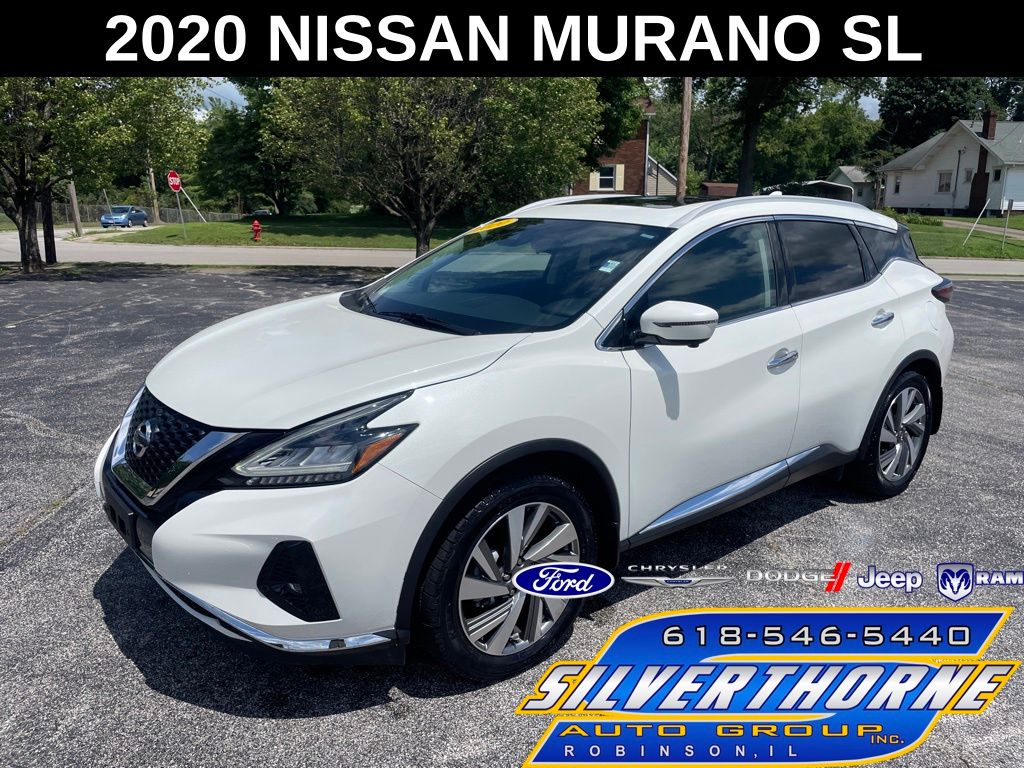 Pearl White Tricoat 2020 Nissan Murano SUV / Crossover All-Wheel Drive Continuously Variable Transmission