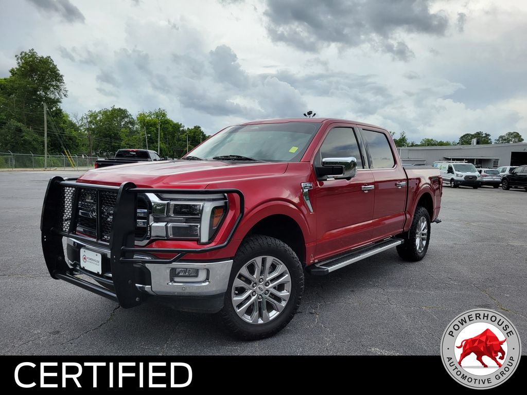 Red Metallic 2024 Ford F-150 Pickup Truck Four-Wheel Drive Automatic
