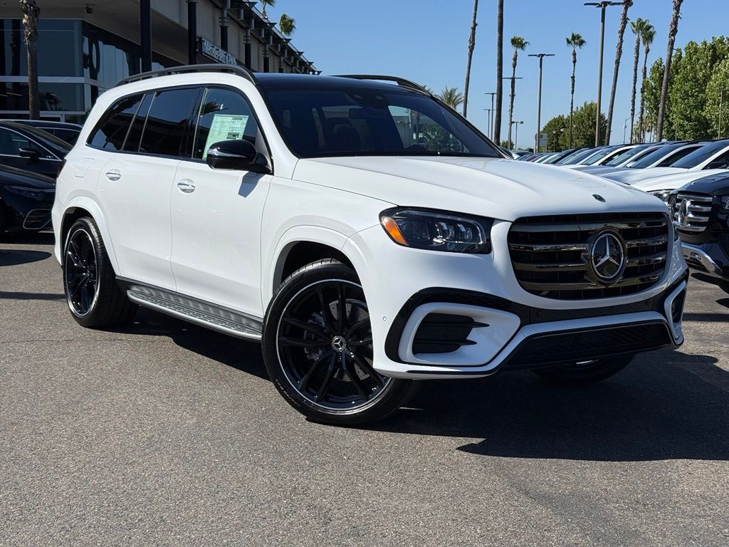 White 2026 Mercedes-Benz GLS 580 4MATIC SUV / Crossover All-Wheel Drive 9-Speed Automatic