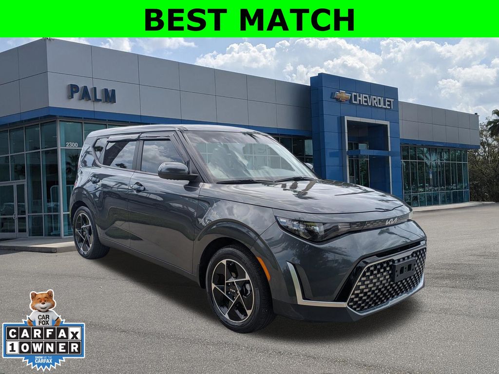 Gravity Gray 2023 Kia Soul EX FWD SUV / Crossover Front-Wheel Drive Continuously Variable Transmission