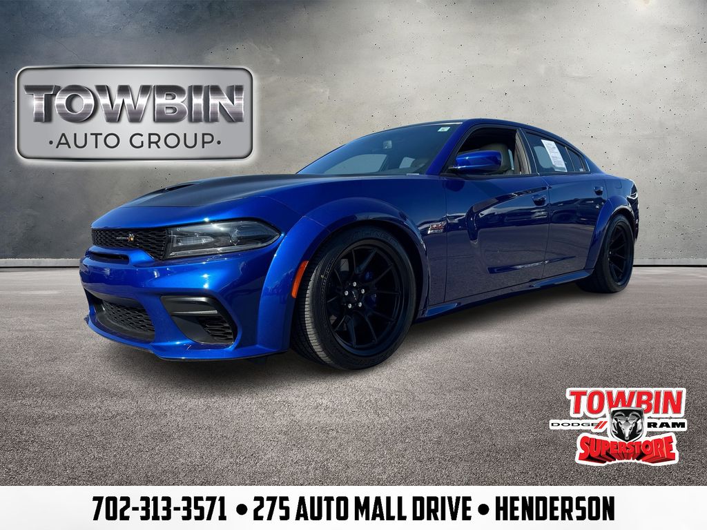 Indigo Blue 2020 Dodge Charger Scat Pack RWD Sedan Rear-Wheel Drive 8-Speed Automatic